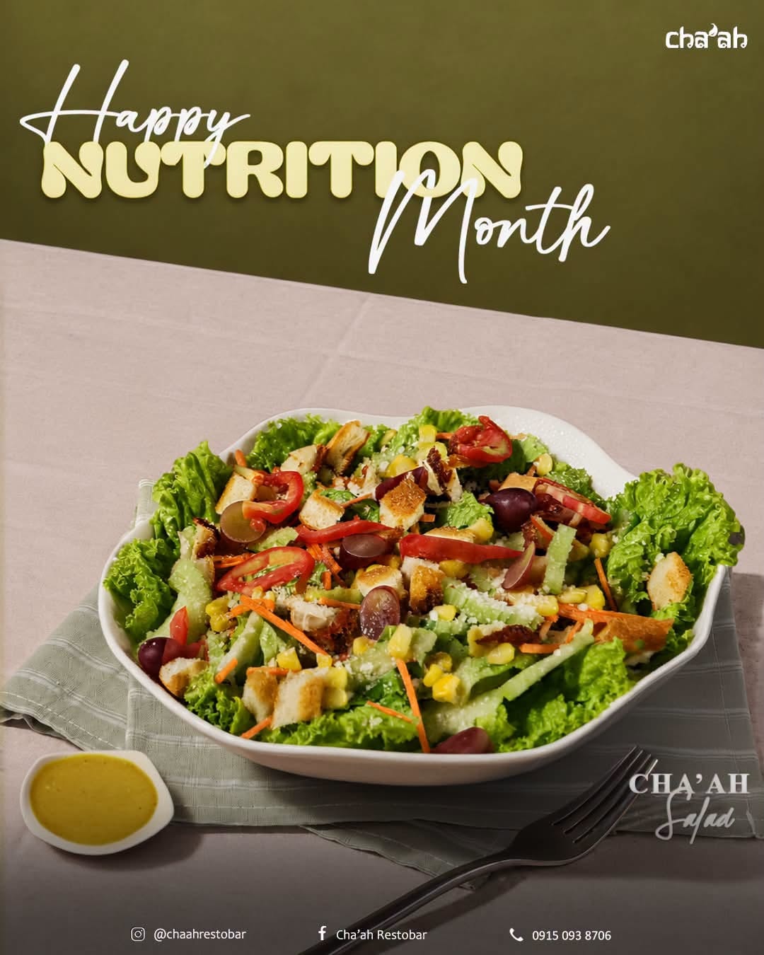 Cha'ah Salad — Nutrition Month campaign