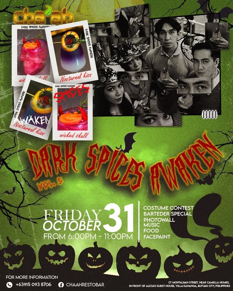 Dark Spices Awaken Vol. 5 — Halloween event poster