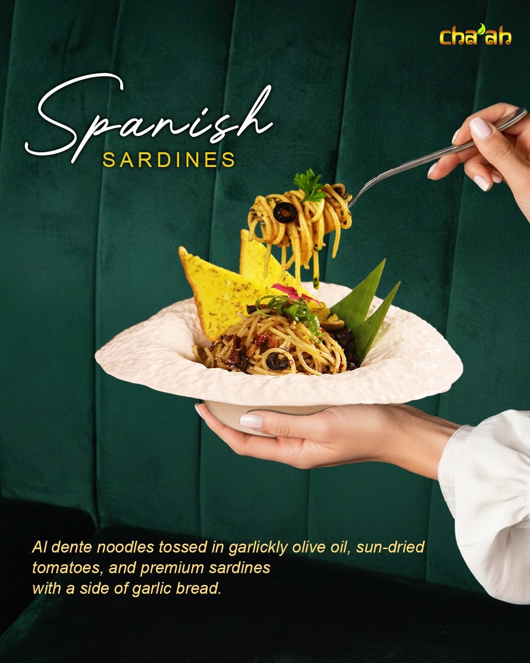 Spanish Sardines — al dente noodles with premium sardines