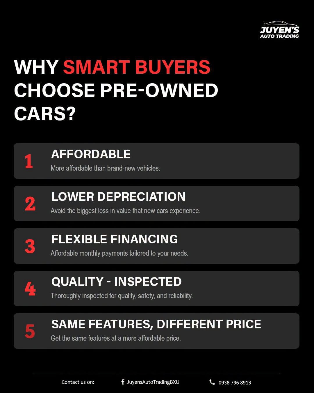 Why Smart Buyers Choose Pre-Owned Cars — educational infographic
