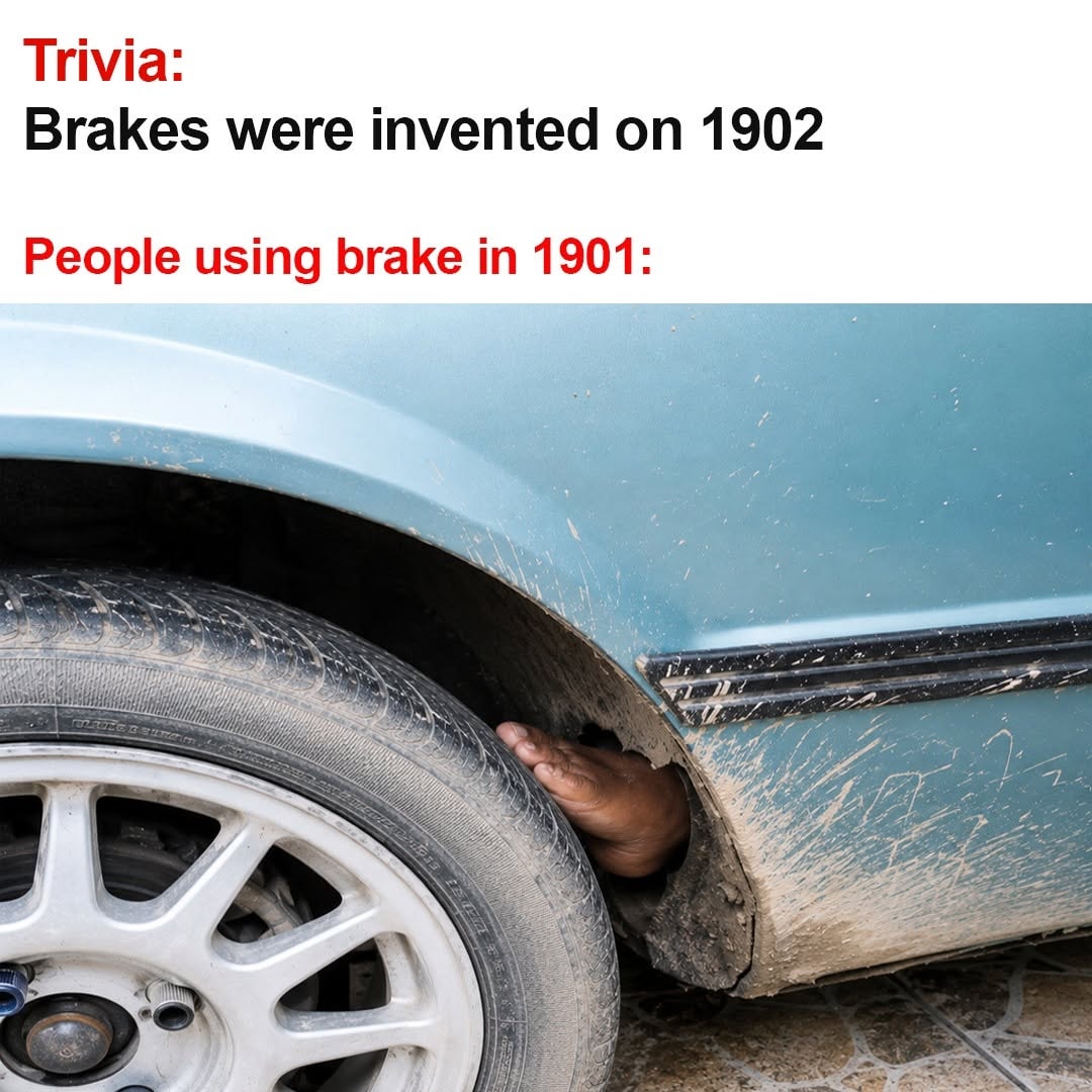 Brakes trivia meme — humorous engagement content